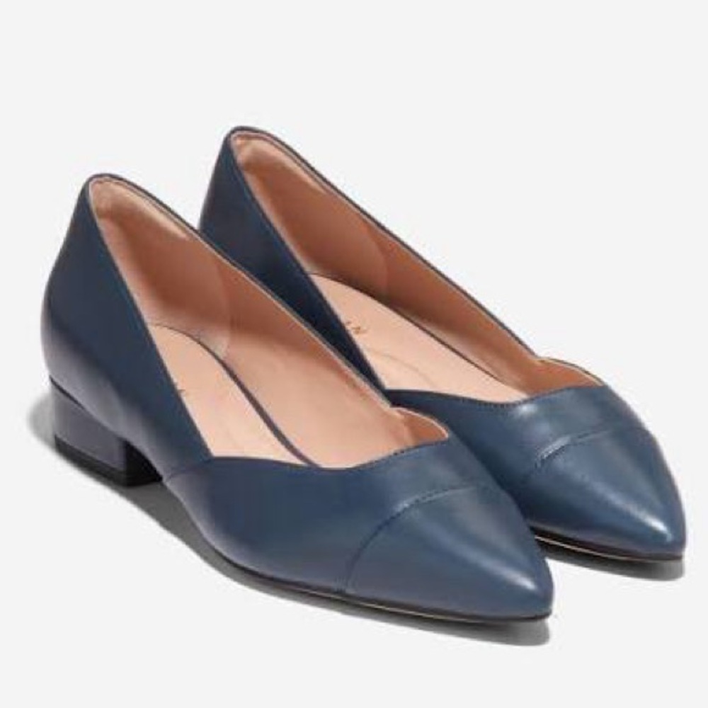 New in Box: Cole Haan Vanessa Skimmer Navy Women's Flats 8.5
